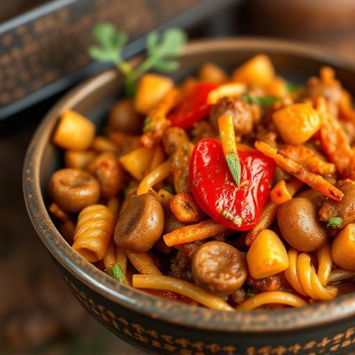 A close-up of a delicious potjiekos dish served in a bowl