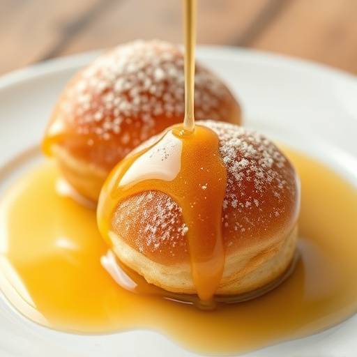 Koeksisters, golden brown and glistening with syrup, arranged on a plate.